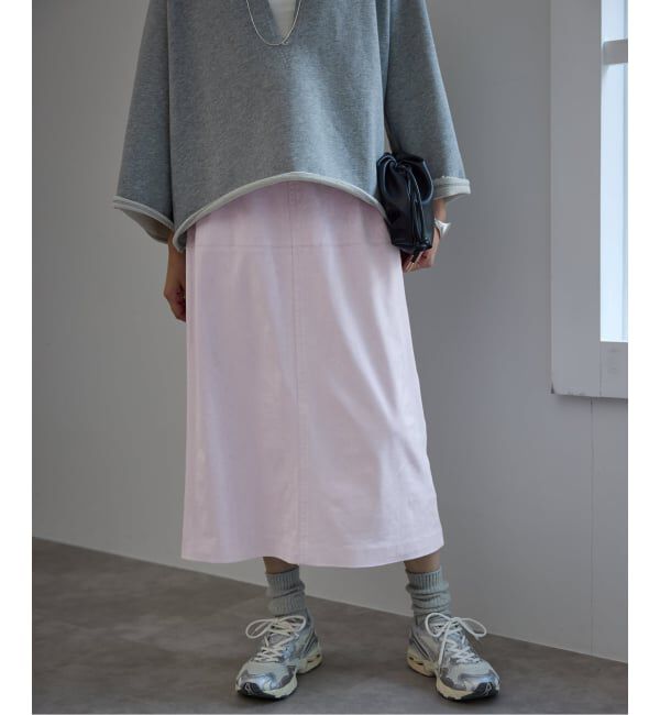 SLOBE IENA「カラースエードタイトスカート」|スカート|