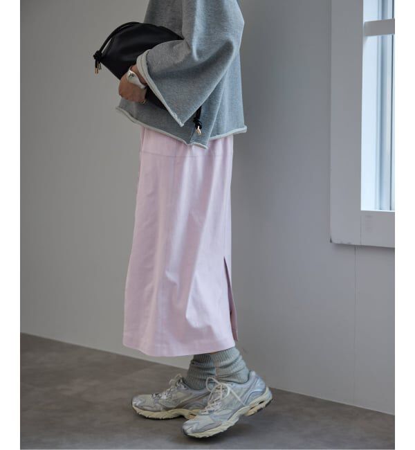 SLOBE IENA「カラースエードタイトスカート」|スカート|