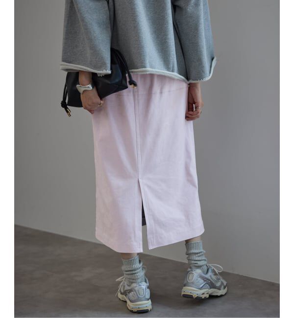 SLOBE IENA「カラースエードタイトスカート」|スカート|