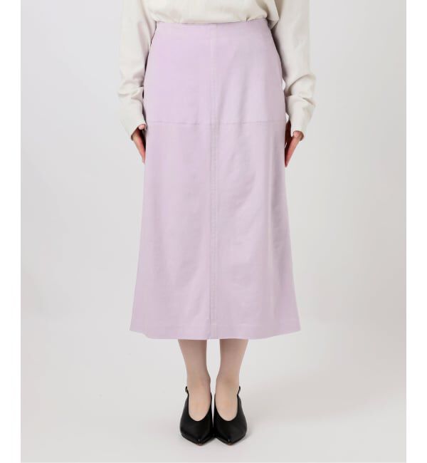 SLOBE IENA「カラースエードタイトスカート」|スカート|