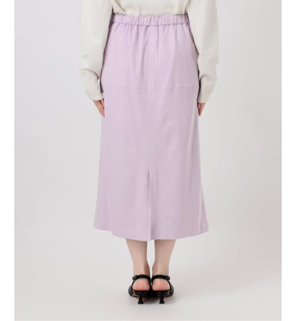 SLOBE IENA「カラースエードタイトスカート」|スカート|