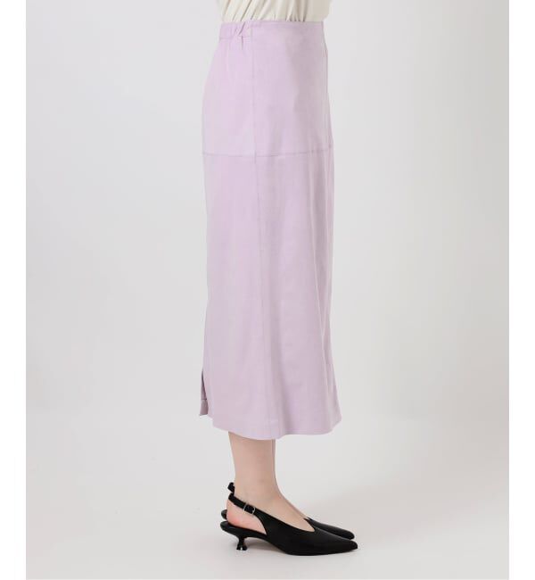 SLOBE IENA「カラースエードタイトスカート」|スカート|