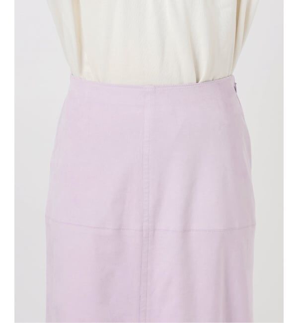 SLOBE IENA「カラースエードタイトスカート」|スカート|