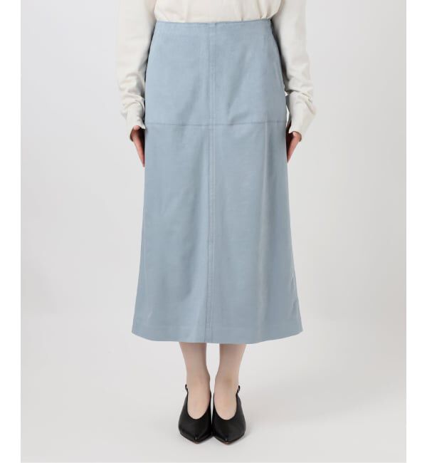 SLOBE IENA「カラースエードタイトスカート」|スカート|