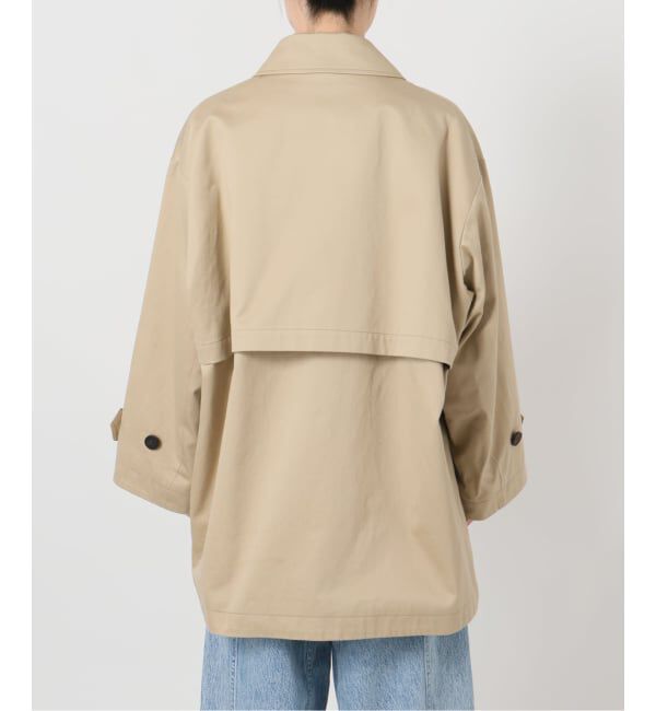 IENA LA BOUCLE「IENA LA BOUCLE コットンギャバジンステンカラーハーフコート」|ステンカラーコート|