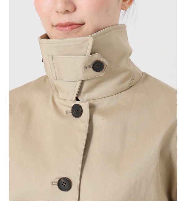 IENA LA BOUCLE「IENA LA BOUCLE コットンギャバジンステンカラーハーフコート」|ステンカラーコート|