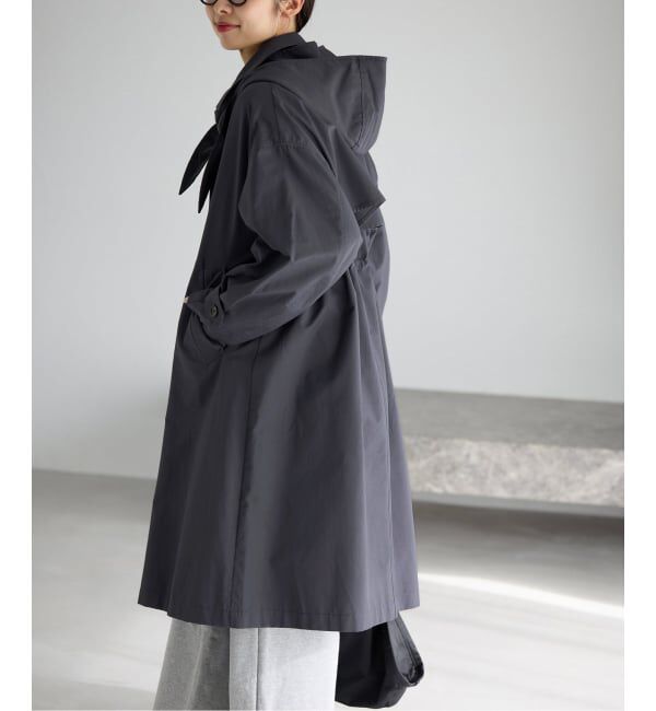 IENA「撥水ステンカラーコート」|ステンカラーコート|