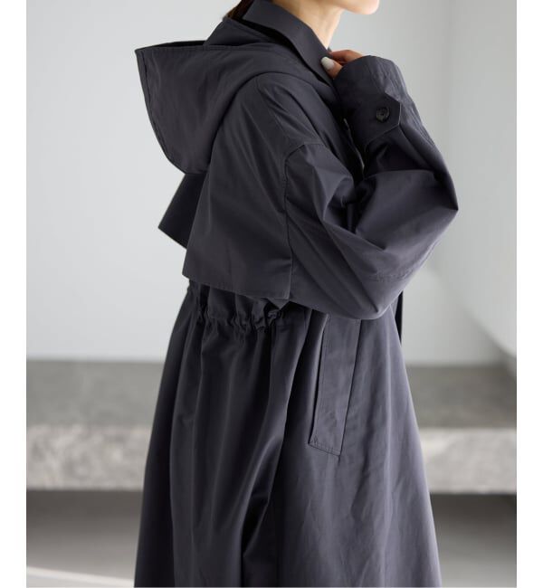 IENA「撥水ステンカラーコート」|ステンカラーコート|