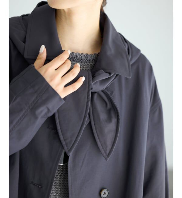 IENA「撥水ステンカラーコート」|ステンカラーコート|