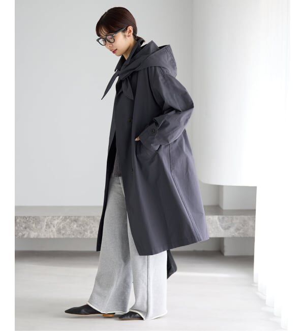 IENA「撥水ステンカラーコート」|ステンカラーコート|