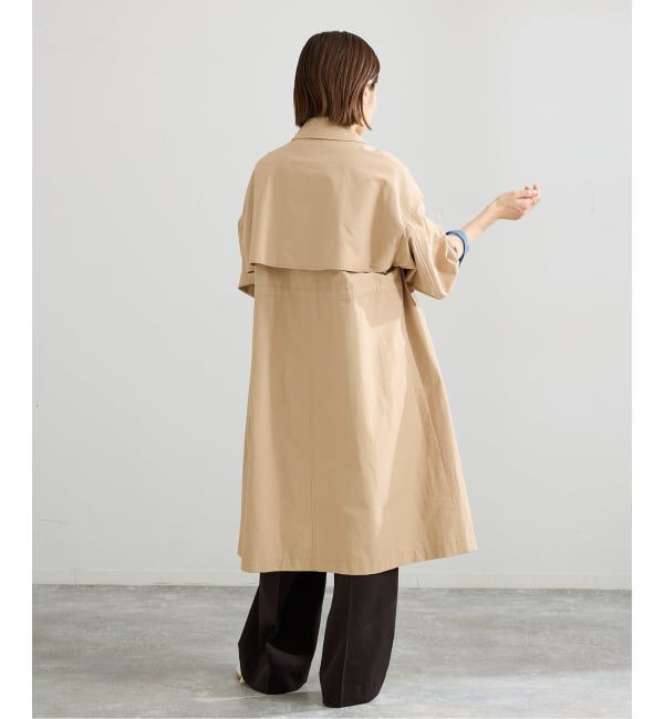 IENA「撥水ステンカラーコート」|ステンカラーコート|