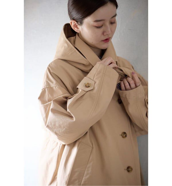 IENA「撥水ステンカラーコート」|ステンカラーコート|