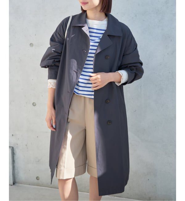 IENA「撥水ステンカラーコート」|ステンカラーコート|