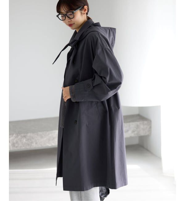 IENA「撥水ステンカラーコート」|ステンカラーコート|