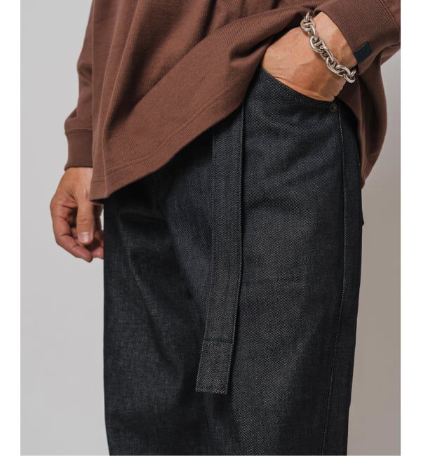 EDIFICE「《予約》LEVI&rsquo;S(R)/リーバイス(R) 別注 TWISTED BELTED デニムパンツ (L30)」|デニム|