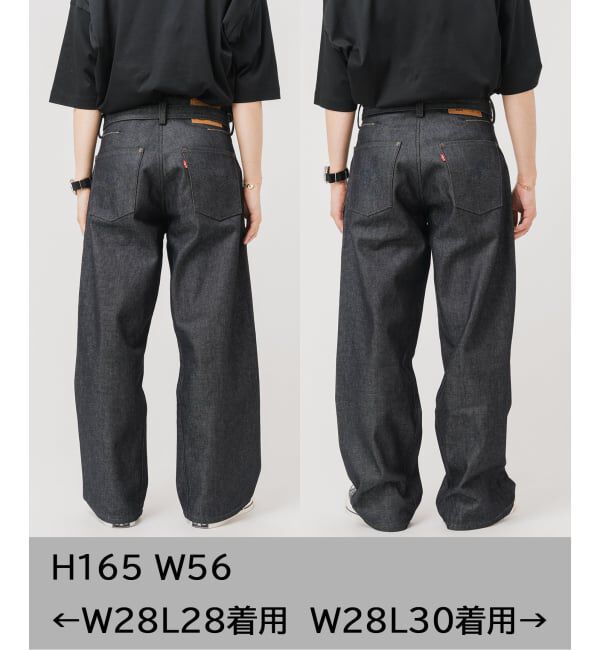 EDIFICE「《予約》LEVI&rsquo;S(R)/リーバイス(R) 別注 TWISTED BELTED デニムパンツ (L28)」|デニム|
