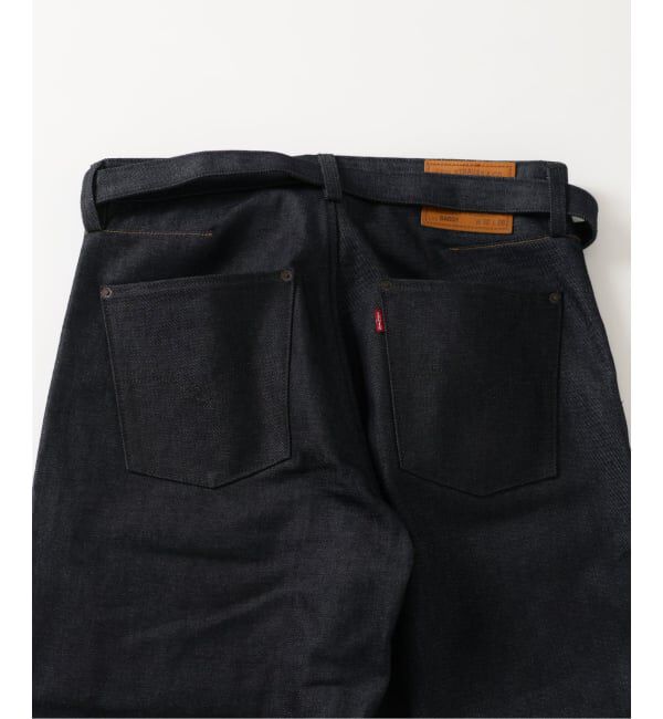EDIFICE「《予約》LEVI&rsquo;S(R)/リーバイス(R) 別注 TWISTED BELTED デニムパンツ (L28)」|デニム|