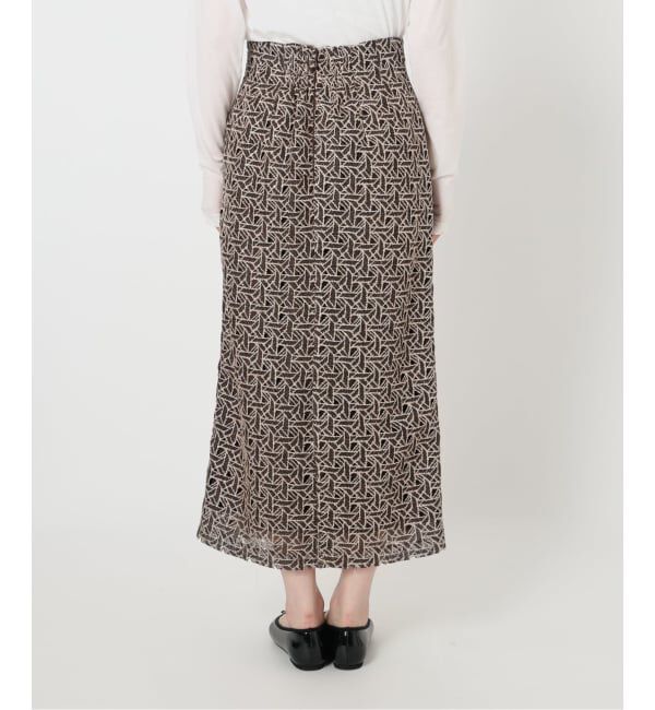  「ジオメトリックレースタイトスカート」|スカート|