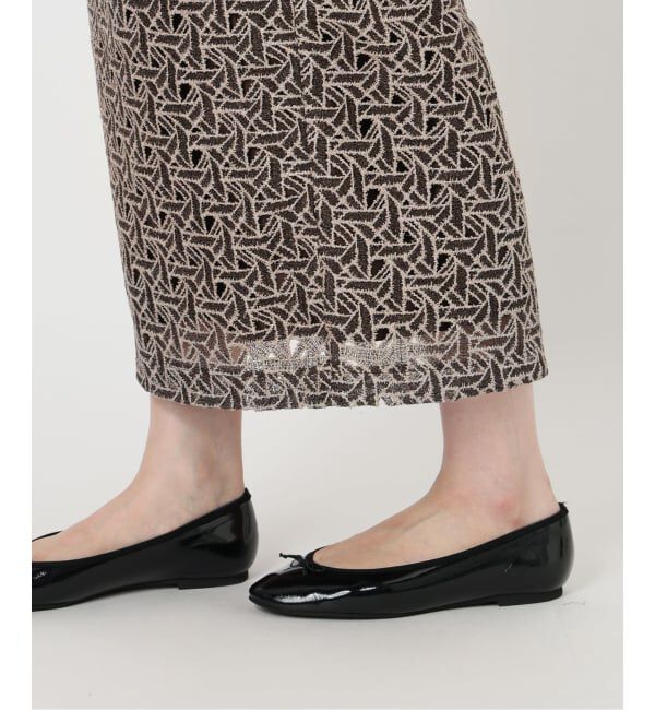  「ジオメトリックレースタイトスカート」|スカート|