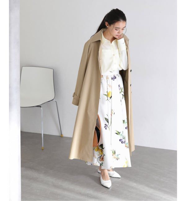  「《追加予約》【洗える】ボタニカルプリントスカート」|スカート|