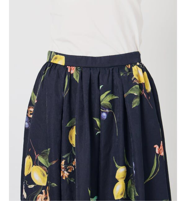 「《追加予約》【洗える】ボタニカルプリントスカート」|スカート|