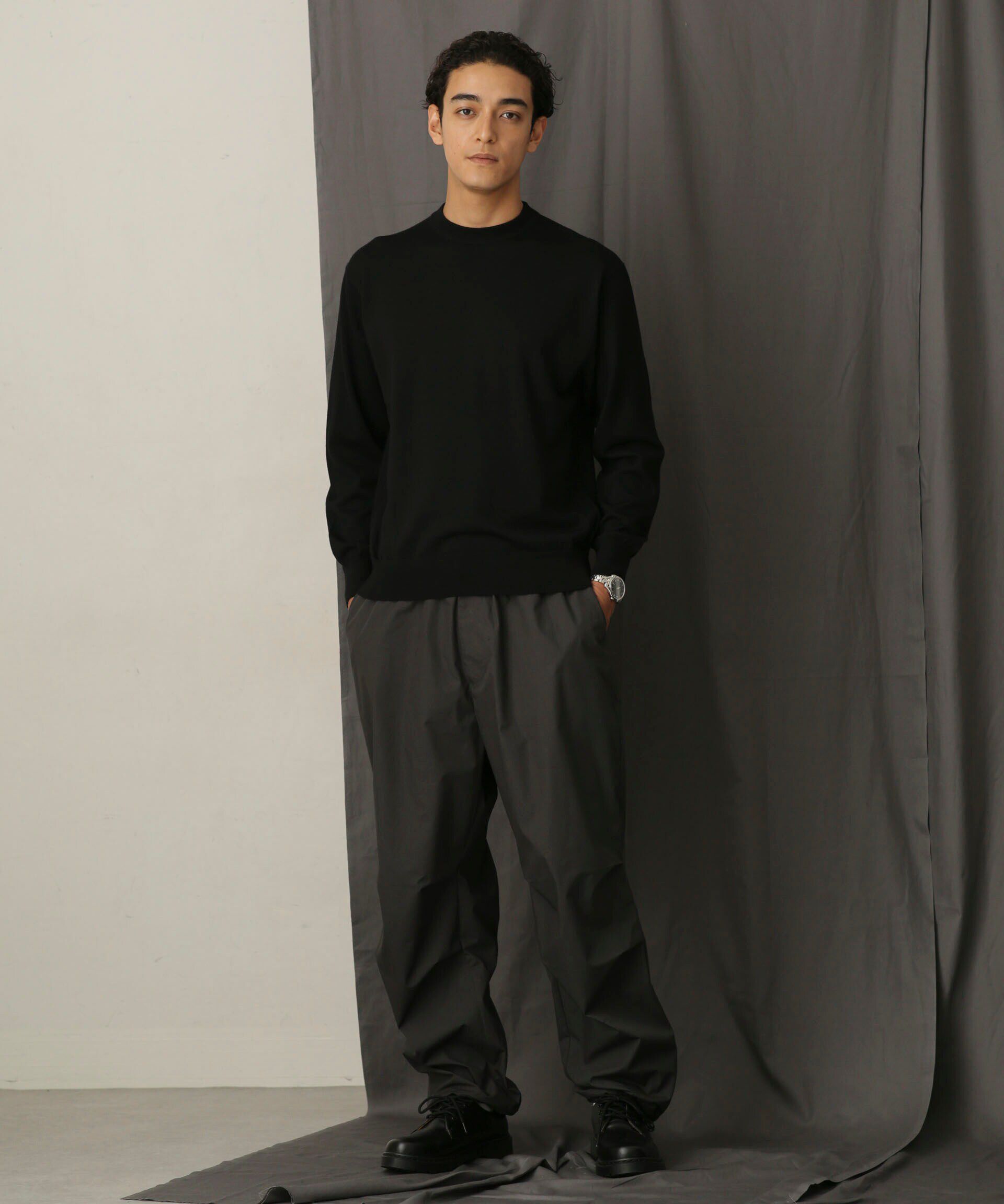 nano･universe「「毛玉レスニット」 ファインゲージクルーネック」|ニット・セーター|