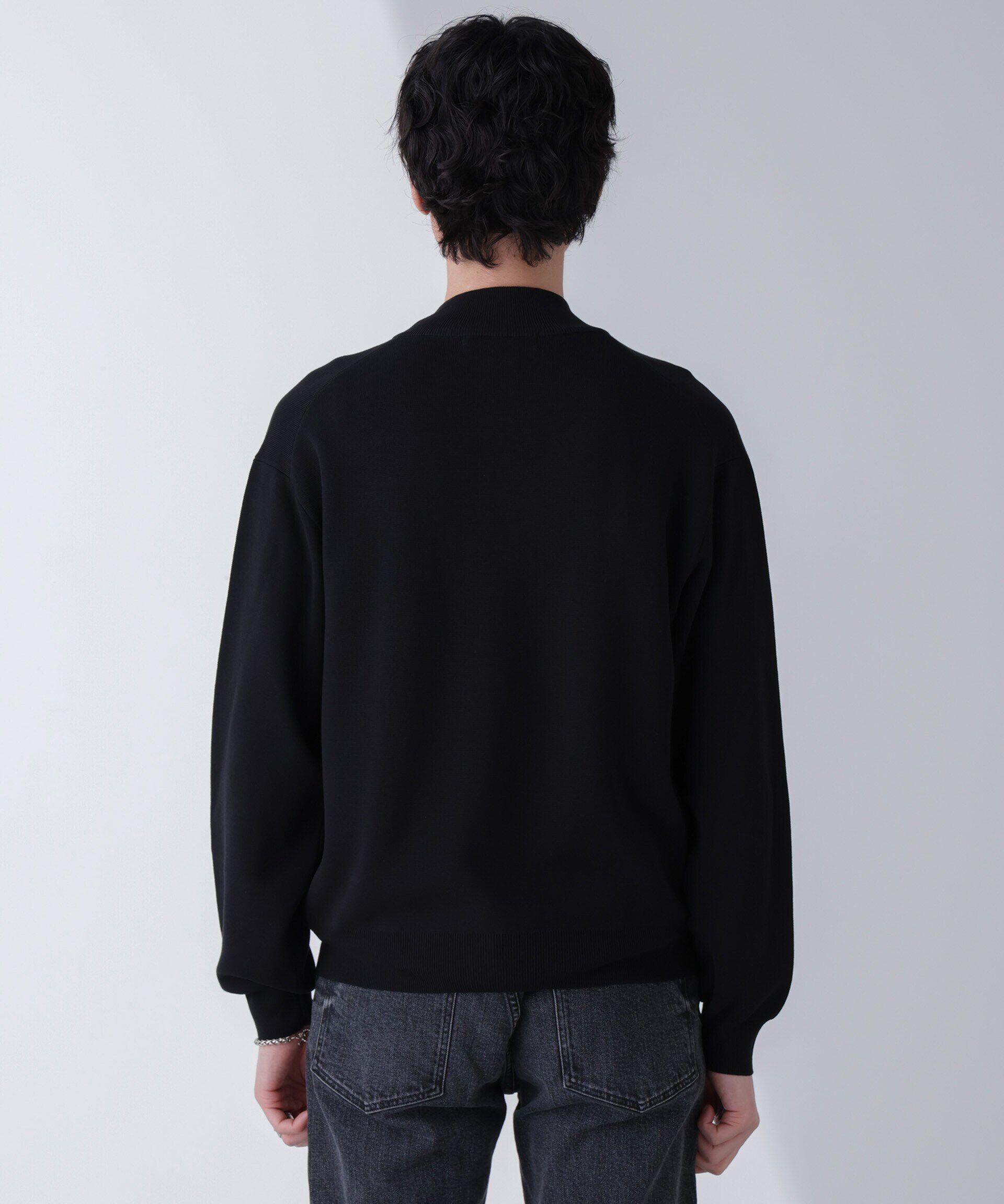 nano･universe「14ゲージミラノリブドライバーズニット(手洗い可能)」|ニット・セーター|