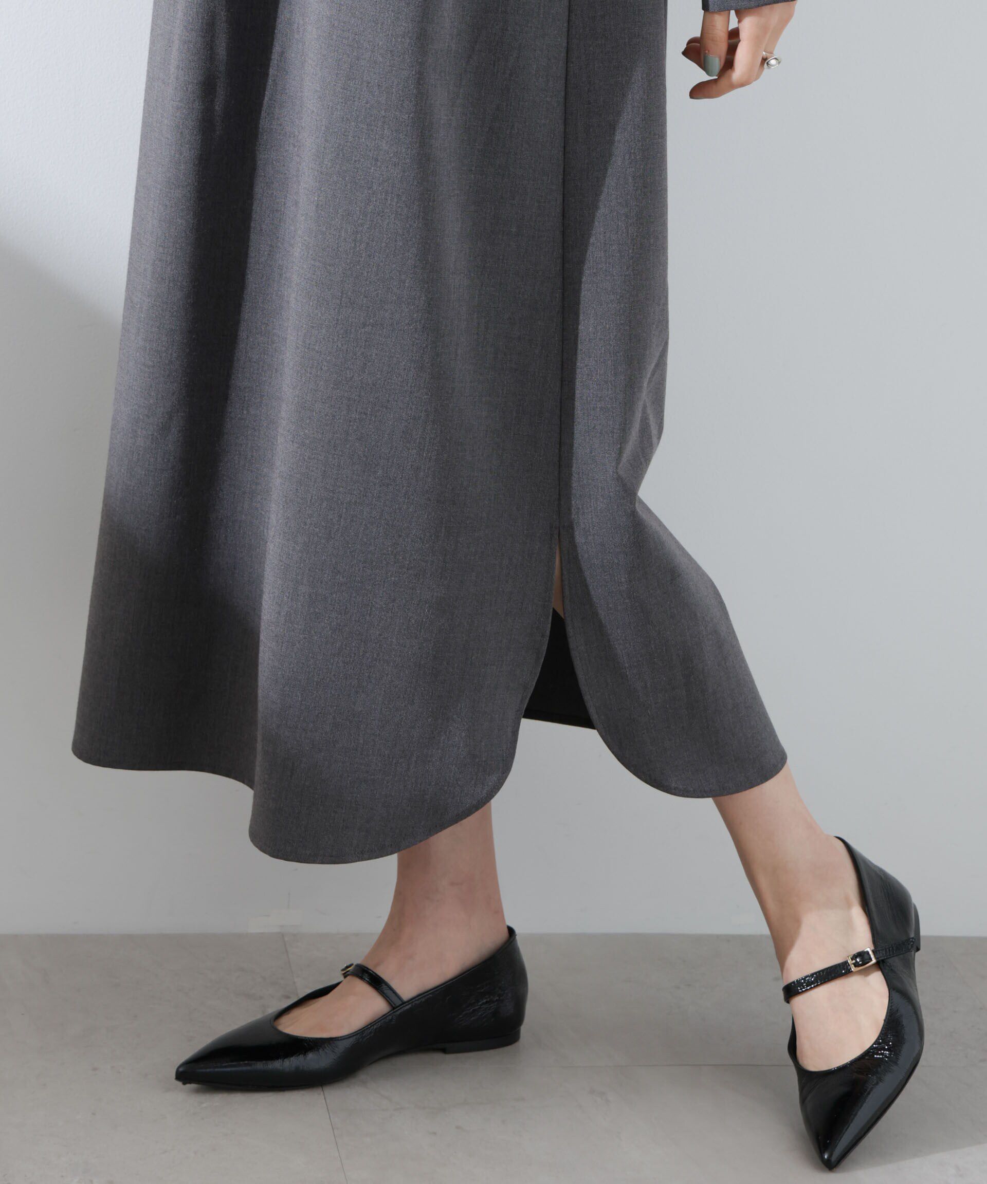 nano･universe「キャミソールビスチェ＋スキッパーワンピースSET」|ワンピース|