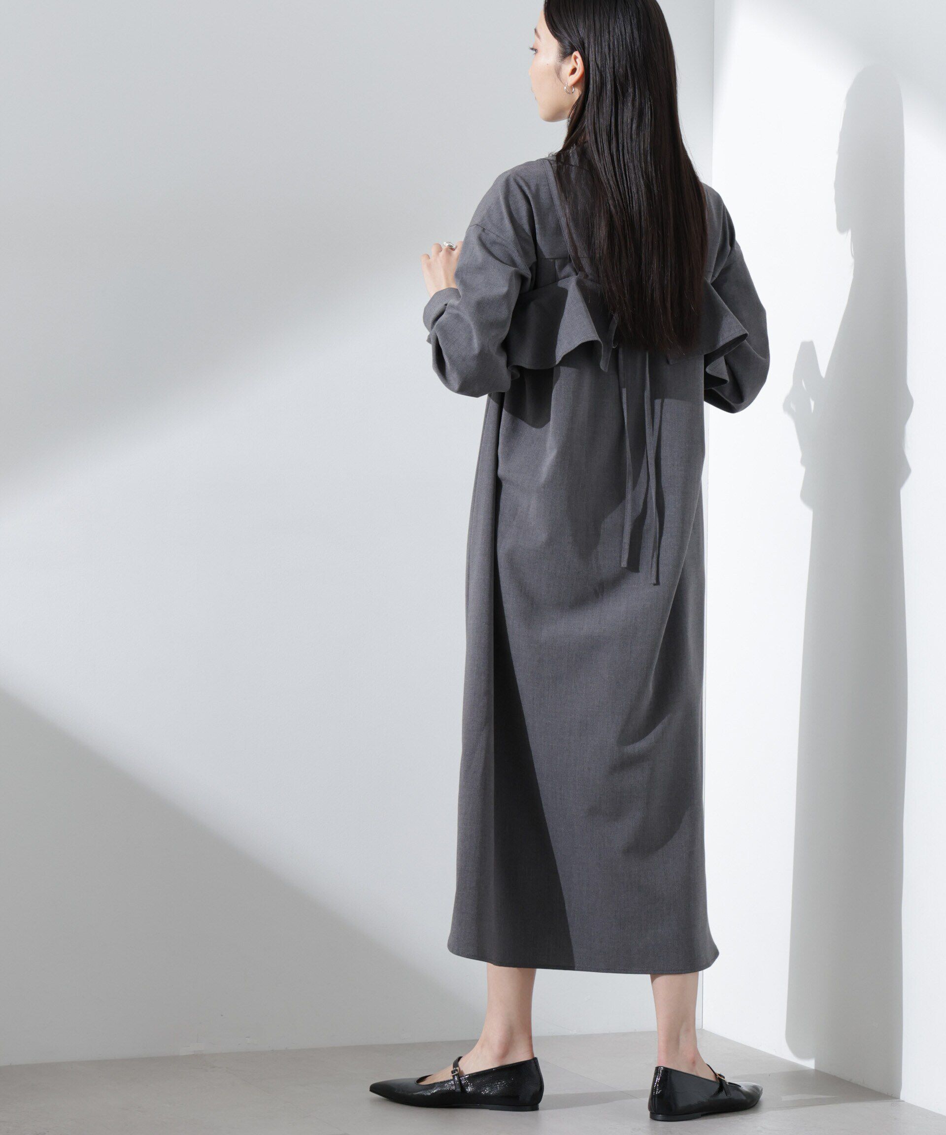 nano･universe「キャミソールビスチェ＋スキッパーワンピースSET」|ワンピース|