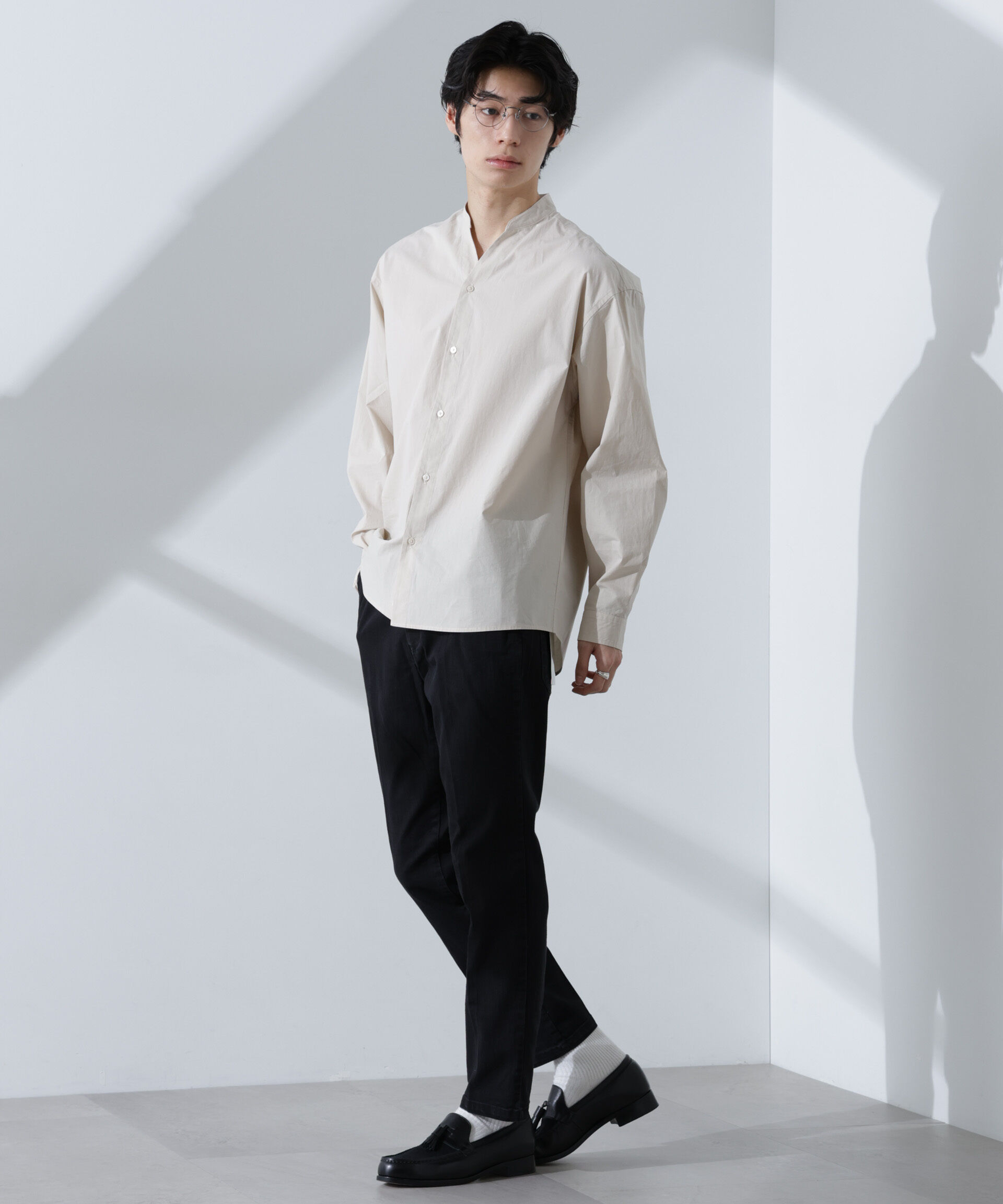 nano･universe「NORMANBROS別注 ストレッチイージーデニム」|チノ|