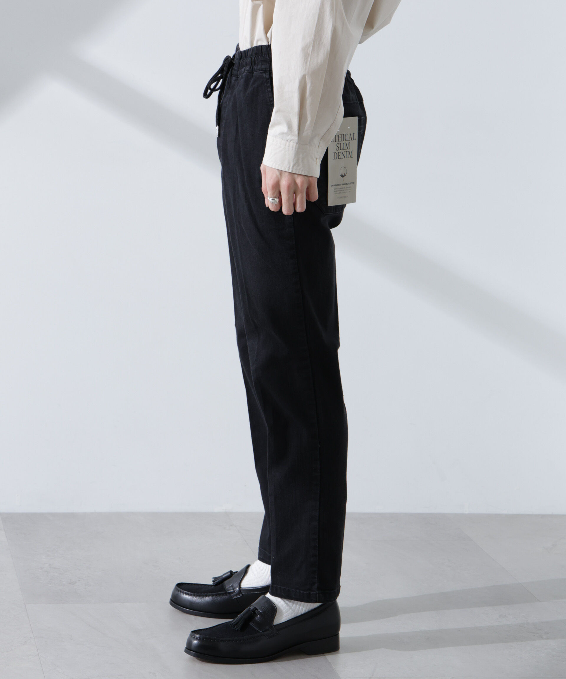 nano･universe「NORMANBROS別注 ストレッチイージーデニム」|チノ|