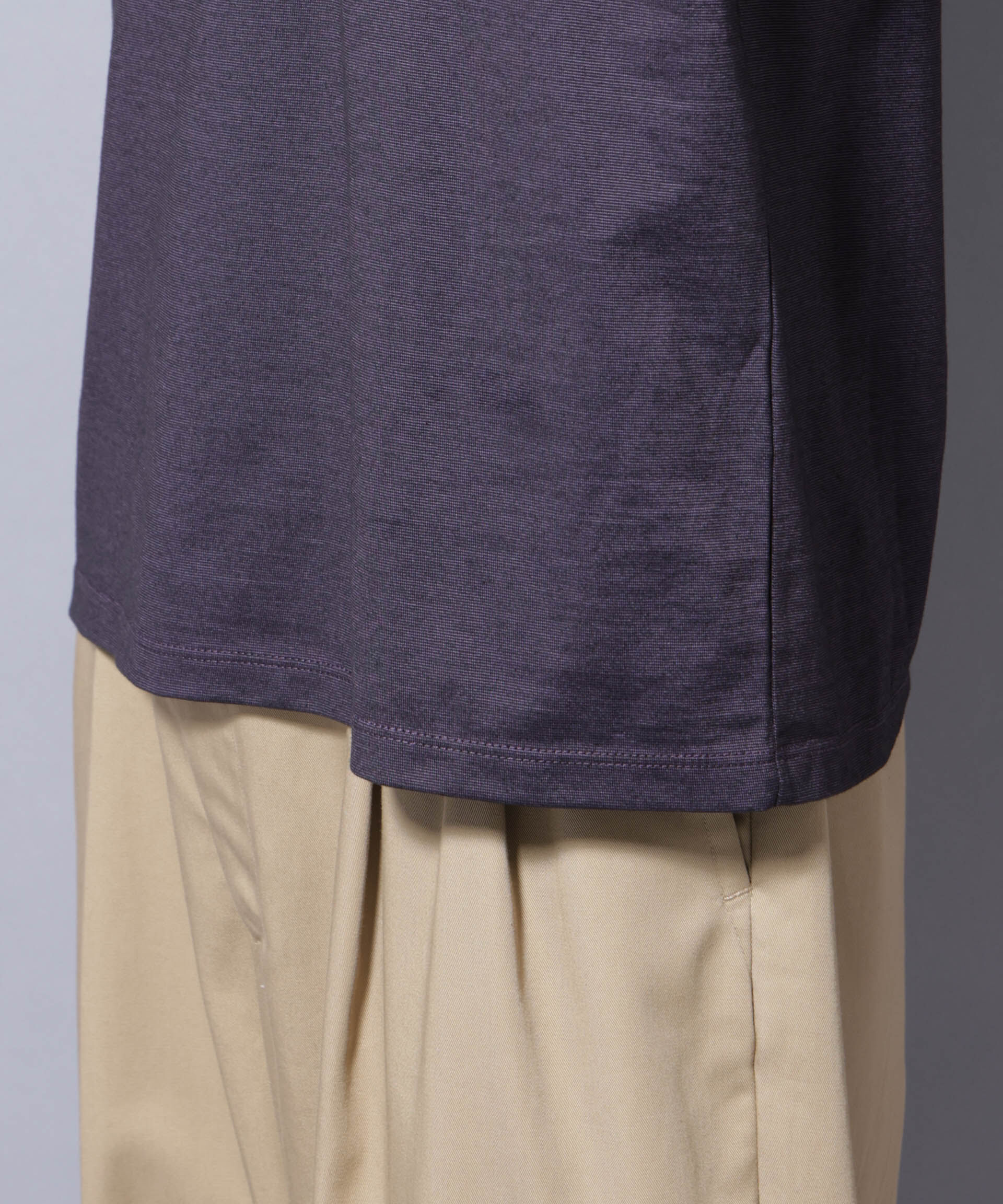 nano･universe「ソラーロライトストレッチクルーネックTシャツ 長袖」|Tシャツ・カットソー|