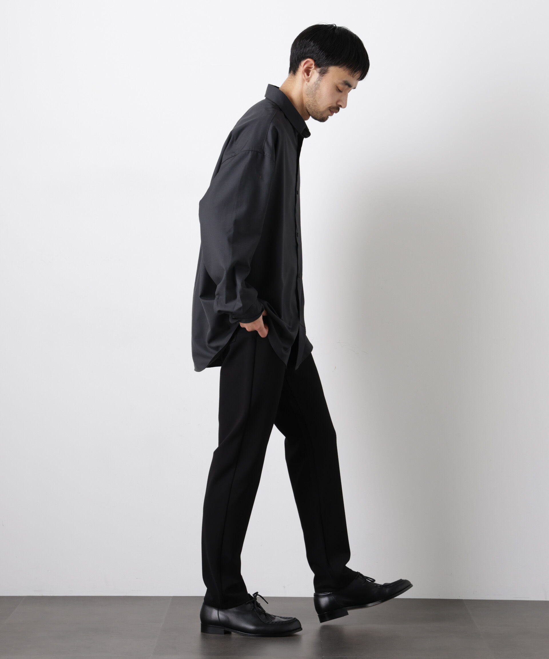 nano･universe「ストレッチ5Pテーパードパンツ」|チノ|