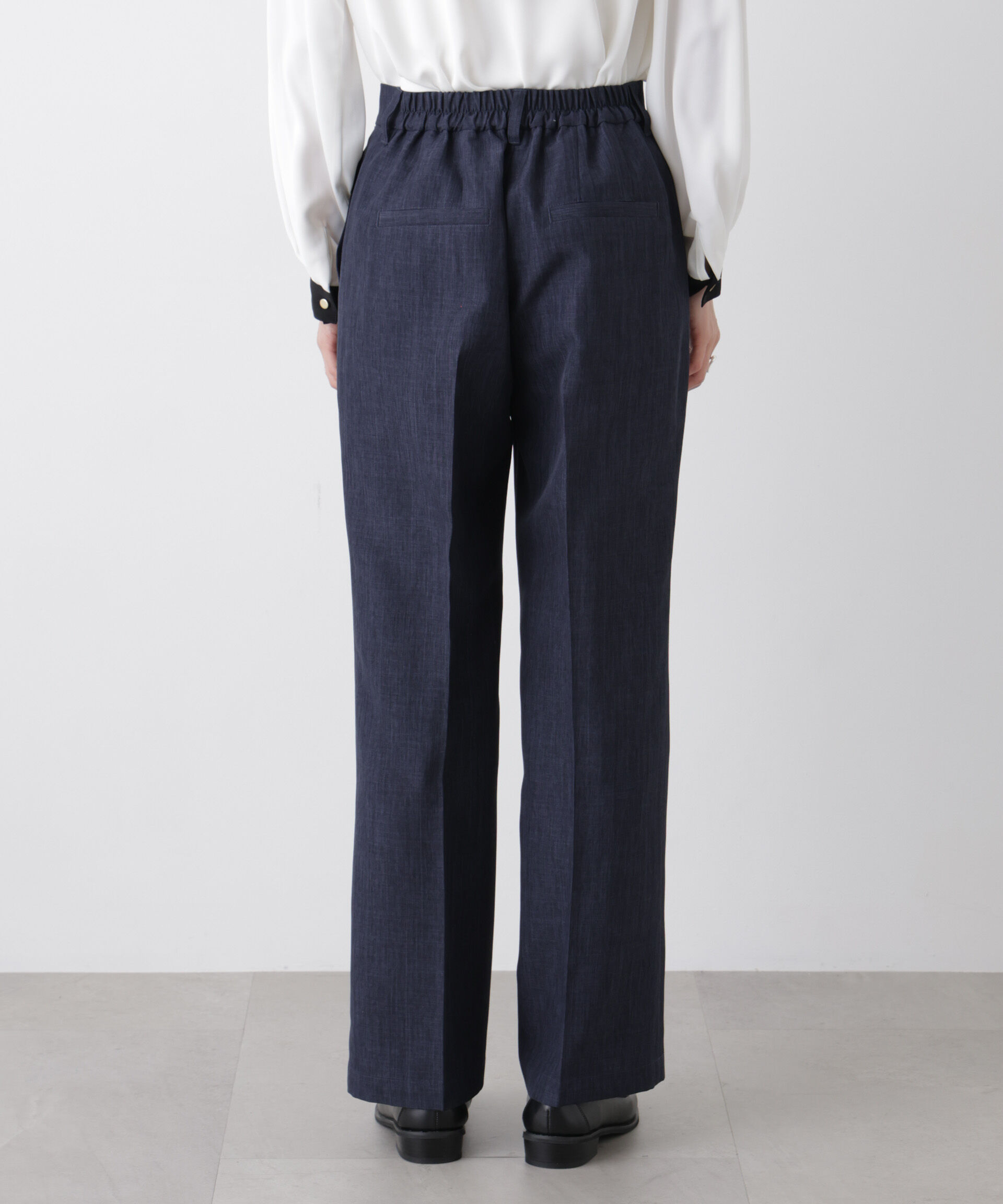 nano･universe「多機能センタープレスパンツ(セットアップ可)」|チノ|