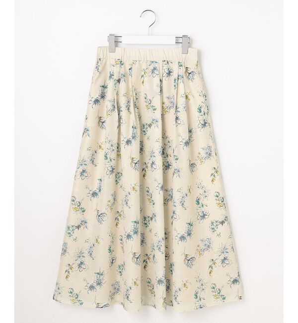 自由区「エアリーローン花柄プリント スカート」|スカート|