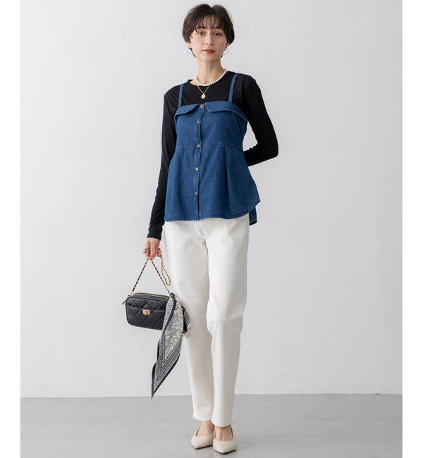 23区「【洗える】23区DENIM ボーイズテーパード パンツ」|デニム|