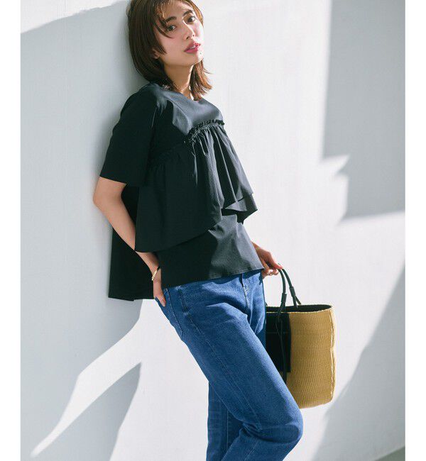 23区「【洗える】23区DENIM ボーイズテーパード パンツ」|デニム|