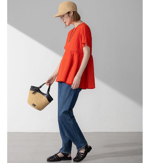 23区「【洗える】23区DENIM ボーイズテーパード パンツ」|デニム|