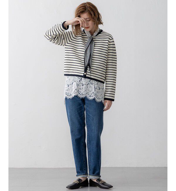 23区「【洗える】23区DENIM ボーイズテーパード パンツ」|デニム|