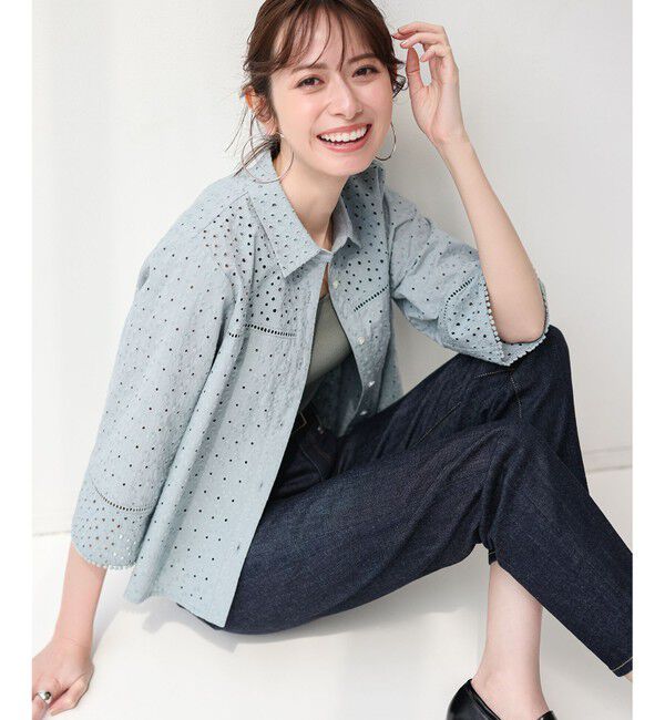 23区「【洗える】23区DENIM ボーイズテーパード パンツ」|デニム|