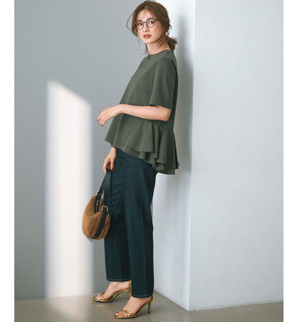 23区「【洗える】23区DENIM ボーイズテーパード パンツ」|デニム|