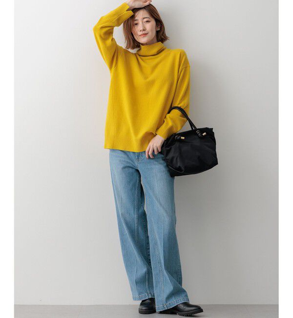 23区「【RED CARD TOKYO&times;23区】デニム ワイドパンツ」|デニム|