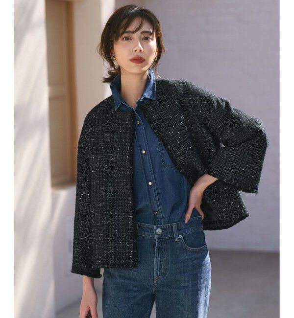 23区「【RED CARD TOKYO&times;23区】デニム ワイドパンツ」|デニム|