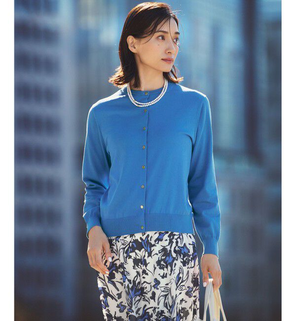 23区「【洗える】ニュアンスフラワープリント フレア スカート」|スカート|