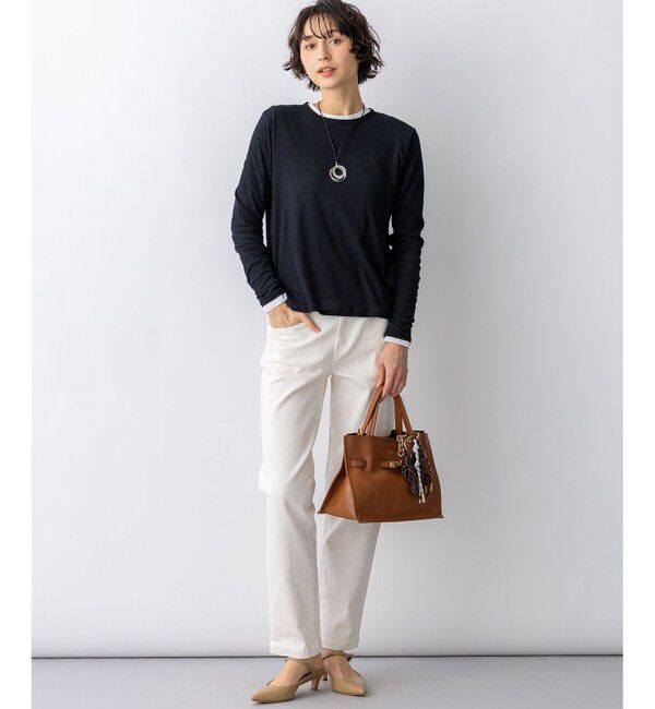 23区「23区DENIM ストレートフィット デニムパンツ」|デニム|