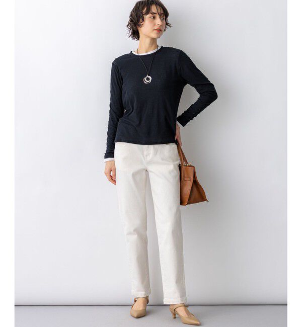 23区「23区DENIM ストレートフィット デニムパンツ」|デニム|