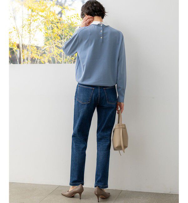 23区「23区DENIM ストレートフィット デニムパンツ」|デニム|