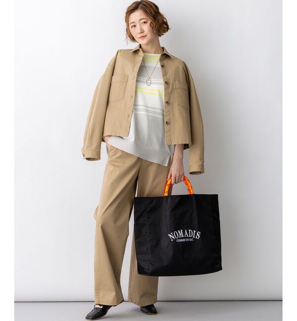 23区「コットンポリエステルストレッチ オーバーサイズ ニット」|ニット・セーター|