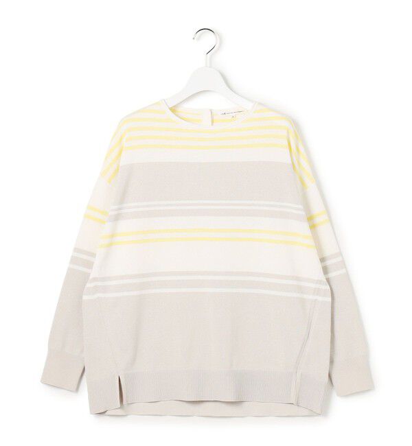 23区「コットンポリエステルストレッチ オーバーサイズ ニット」|ニット・セーター|