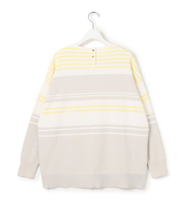 23区「コットンポリエステルストレッチ オーバーサイズ ニット」|ニット・セーター|